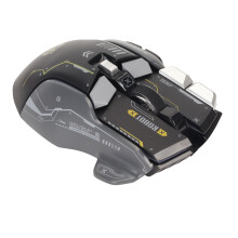 Wired Gaming Mouse 10 Button Macro 12800dpi 13 RGB Modes Black