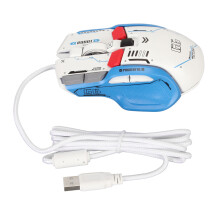Wired Gaming Mouse 12800DPI 13 RGB Modes 10 Macro Buttons White