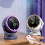 Digital Display Desktop Remote Control Fan 720 Rotation Adjustable Clip- Fan Office High Speed Turbine Powerful Fan B 2