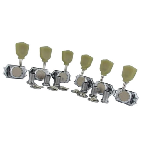 Locking Guitar Tuners for Les Paul with Vintage Chrome Finish, Stable Tuning and Fast String Changes