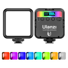 Ulanzi VL49 RGB LED Fill Light Portable Multi-Function 2500K-9000K Pocket Camera Fill Light Live Photography Lighting