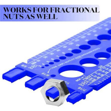 2Pc Nut Bolt Thread Gauge Checker Bolt Size and Thread Gauge Bolt Nut Thread Measure Gauge Bolt and Nut Identifier
