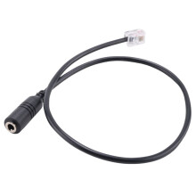 9x 4P4C RJ9 Cable,3.5mm Smartphone Headset to RJ9 Adapter Cable,Adapter Cable Converter for IP Phones Telephone