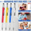 Men'S Tool Pen 6 in 1 Screwdriver Pen Bulk Multi-Function Pen with Refill Ruler Level Ballpoint Pen 4