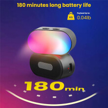 RGB Magnetic Fill Light for Gimbal LED Video Photography Light 3-Speed 7-Color Adjustable Shooting Fill Light Effect