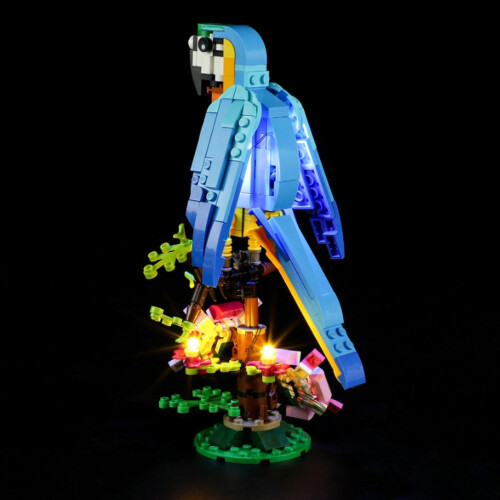 Light Kit for  31136 Parrot Model, Realistic LED Illumination, Easy Installation, Enhanced Display 2