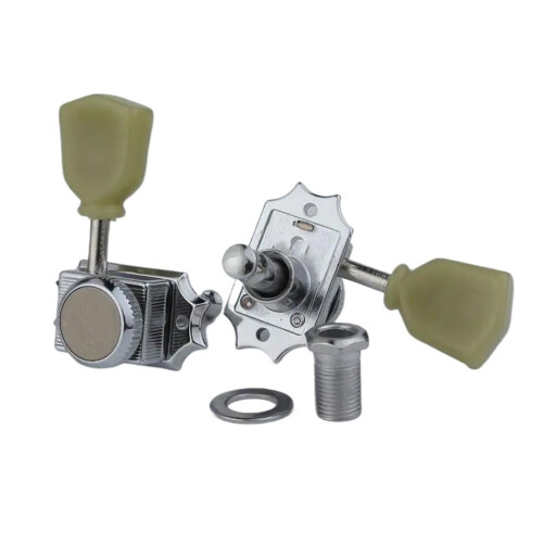 Locking Guitar Tuners for Les Paul with Vintage Chrome Finish, Stable Tuning and Fast String Changes 2