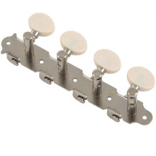 Machines Tuners Pegs Tuning Key with White Pearl Knobs 12L+12R for Mandolin