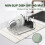 Stone Drying Mat for Kitchen Counter,Foldable Dish Drying Mat, Quick Dry Stone Drying Mat,Food-Safe & Multipurpose 1PCS 5