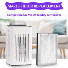 HEPA-Filter-Ersatz für Medify MA-25 Luftreiniger 2-Pack 3-In-1-Filtration Echter HEPA-H13-Filter-Vorfilter