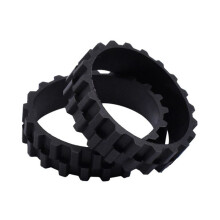 6PCS Wheel Tires Compatible with Mijia 1C/2C/3C S5 Series/T6/T7 Robot Vacuum Cleaner Wheels Anti-Slip Replacement Parts