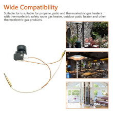 3X Thermocouple and Tilt for Patio Heater Dump for Propane Heater Patio Heater Outdoor Gas Heater