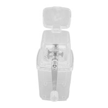 Hand Cranked Ice Crusher, Rustproof, Transparent, 570g