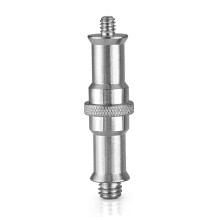 2 Stuks Standaard 1/4 Tot 3/8 Inch Metalen Mannelijke Converter met Schroefdraadadapter voor Studiolichtstandaard, Flitsschoen/Koude Schoenadapter,