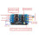 2X  4V -60V High-Power Mos Fet Trigger Drive  Module Board Pwm Adjustable Controller Dual-Mos Module 5