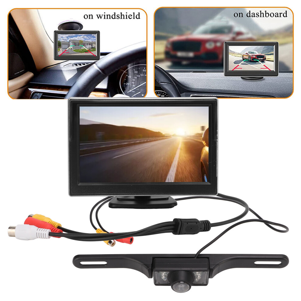 5In Hd Rearview Backup Camera System Kit For Vehicles With 170 View 8761388990704