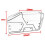Toolbox Storage Box Motorcycle Accessories for  Waterfowl R1200G SR1250GS 6