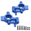 Kit di Sterzo Anteriore per Auto RC In Scala 1/10 per  4-TEC DRIFT per  MUSTANG RC, Accessori per Auto, Blu 2