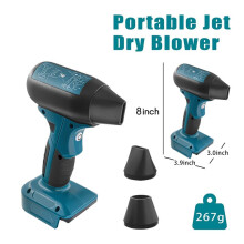 Turbo Jet Fan 130,000 RPM 4-Speed Wind Speed Handheld Violent Fan for 18V Battery Industrial Duct Fan