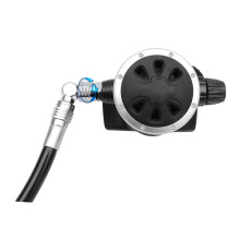 2X Adaptateur de Tuyau Pivotant à 360 DegréS pour Connecteur de RéGulateur de PlongéE Sous-Marine 2èMe ÉTage, Accessoires de PlongéE