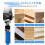 10PCS Router Bits, Including 4 Flush Trim Router Bits 1/4 Shank, 4 Pattern Flush Trim Router Bits with 2 Impact Bits Et 3
