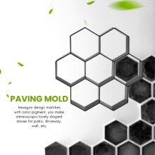 DIY Patio Walk Maker Stepping Stone Concrete Paver Mold Reusable Path Maker Mold Garden Paving Stone Molds 30*30cm