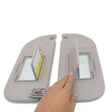 Interior Sunvisor with Mirror Front Visor Assembly for 301 C2 C3 Elysee 14-17 Sunshade 98038433DS Left