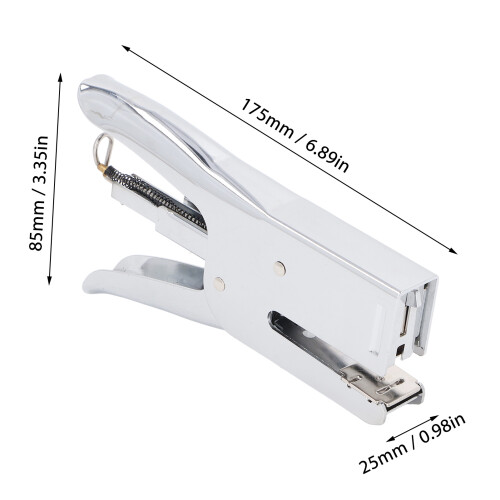 Stainless Steel 50-Sheet Large Desktop Stapler 1