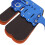 Blue Leather Archery Finger Tab for Right Hand, Fits 20-21cm Palm 6