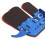 Blue Leather Archery Finger Tab for Right Hand, Fits 20-21cm Palm 7