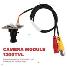 1200TVL 5MP Analog CCTV Camera Module with 25mm Lens for DIY Microscope Telescope Car Camera Video Doorbell NTSC