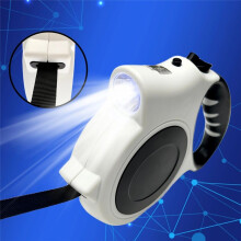 Illuminated Retractable Dog Leash Adjustable,Ldeal for Medium and Large Dogs, Perfect for Nighttime Walks and Runs