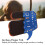 Blue Leather Archery Finger Tab for Right Hand, Fits 20-21cm Palm 12