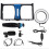 Handyhüllen-Kit mit Fülllicht & Mikrofon, Stativ, 4,2–11 cm 2