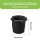 4Pcs Patio Table Umbrella Hole Ring Plug, Silicone Pool Umbrella Sleeve Stabilizer,Umbrella Table Ring Hole Insert Black 7