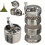 Nut and Hard Spice Grinder for Nutmeg Ginger Salt and Peppercorn Hand Tools, Crushers Kitchen Tools 4