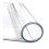 Heavy Duty Chair Mat for Hard Floors, Clear Rectangular 100x100cm, 1.5mm Thick Office Floor Protector 1