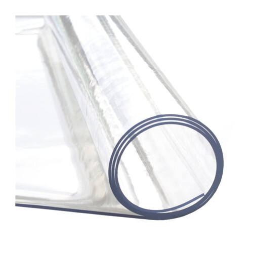 Heavy Duty Chair Mat for Hard Floors, Clear Rectangular 100x100cm, 1.5mm Thick Office Floor Protector