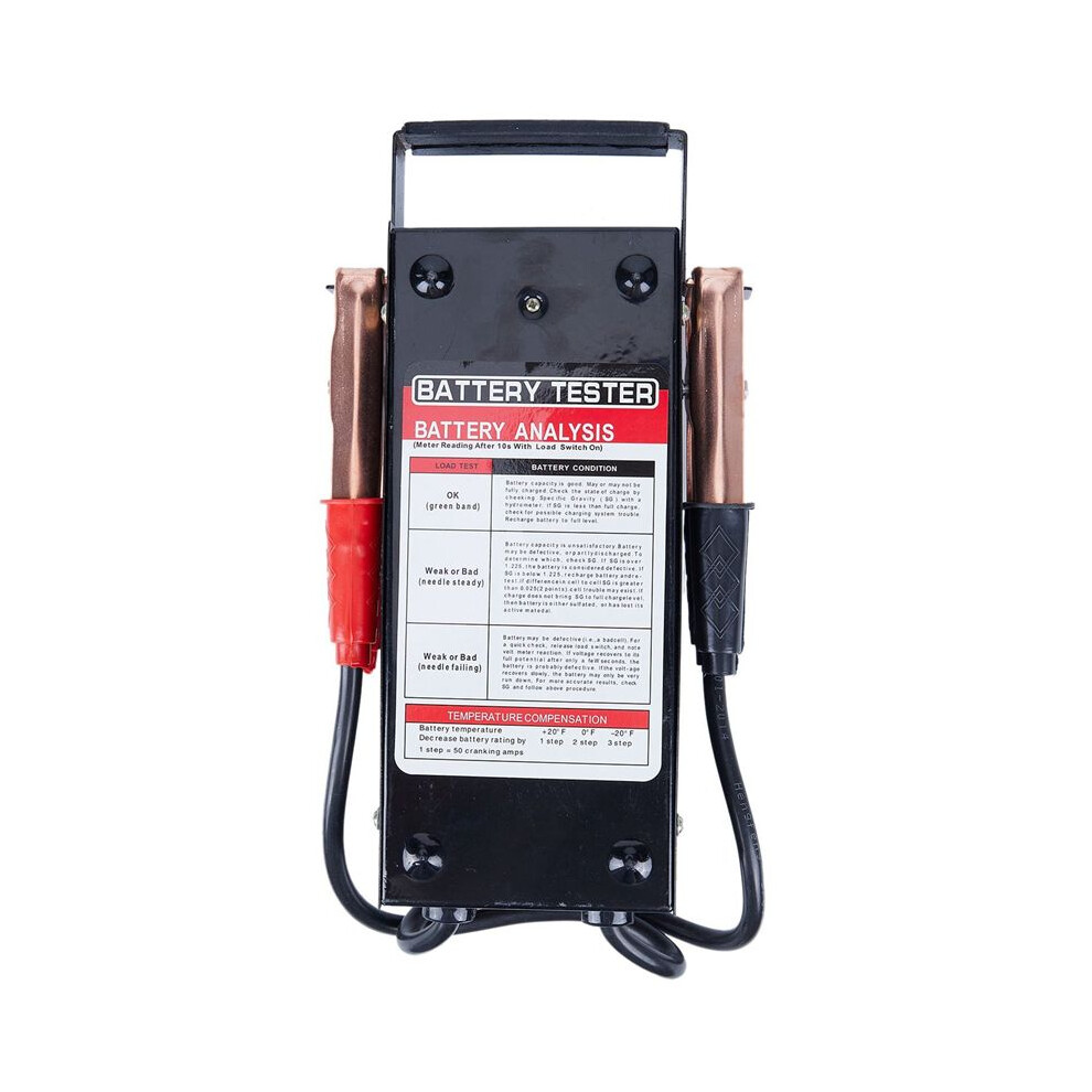 Battery Load Tester 100 Amp 12V Car 6V 6 Volt For Schumacher 12 Mechanics Truck Type 6033325094229