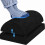 Adjustable Foot Rest for Under Desk with Memory Foam, Dual Height Ergonomic Foot Stool, Black 1