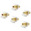 20-Pack RCA  Jack Insert Connector Socket Female Snap In Adapter Port Gold Plated Inline Coupler for Wall Plate 2