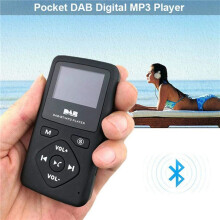3X Portátil FM/DAB Digital Radio Personal Pocket FM Radio Reproductor de MP3 Micro-USB para El Hogar
