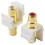 20-Pack RCA  Jack Insert Connector Socket Female Snap In Adapter Port Gold Plated Inline Coupler for Wall Plate 6