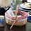 3X Wicker Basket Gift Baskets Empty Oval Willow Woven Picnic Basket with Handle Wedding Basket Small 7