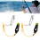 4 Peças Power Grip   Release, 17 Polegadas Downrigger Release Stacker Clipe Líder de Pesca com Clipes de Snap Longline 7