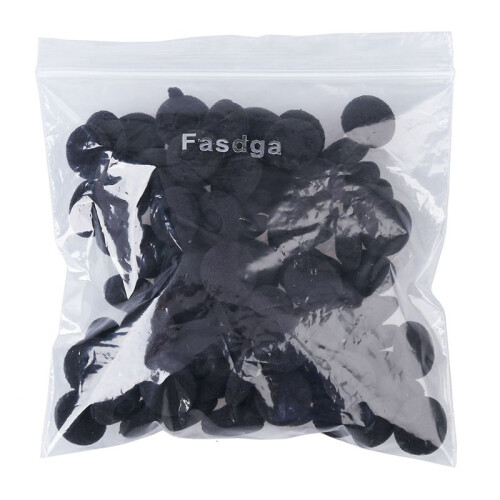 Fasdga 600 Pcs Black Sponge Earbud Headphone Cap Ear Pads Cover Replacement 1