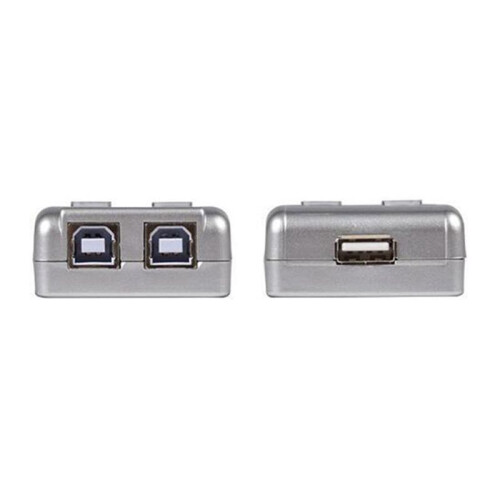 5X FJGEAR USB 2.0 Auto Sharing  2 Port HUB Adapter Switcher for 2 PC Printer USB  Devices Support Windows 1
