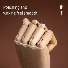 Houten Handmodel Handfiguren Draaibaar Gewricht Tekening Schets Mannequin Miniaturen Bureaublad Kamer Decoratie 12 Inch