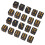 20PCS Black Plastic Dice 1.6cm for Board & Math Games Classroom Fun 14