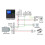 Fingerprint Attendance Machine+10 Cards Access Control Electric  Clock Recorder RFID Keypad USB Data Manage 4